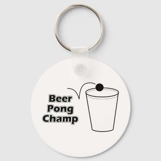 Beer Pong Champ Schlüsselanhänger (Vorderseite)