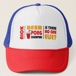 Beer Pong Champ Trucker Hat Truckerkappe