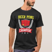 Beer Pong Champion Beer Pong Party Beer Pong 1 T-Shirt (Vorderseite)