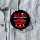Beer Pong Champion Button (Beispiel)