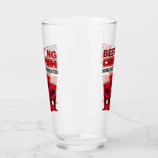 Beer Pong Champion Glas (Links)