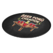 Beer Pong Champion Ping Pong Drink Schneidebrett (Ecke)