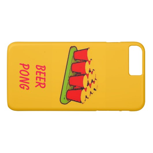 Beer Pong iPhone 7 Plus Case (Rückseite (Horizontal))