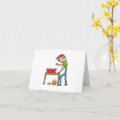 Beer Pong Karte (Gelbe Blume)