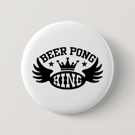 Beer Pong King Button (Vorderseite)
