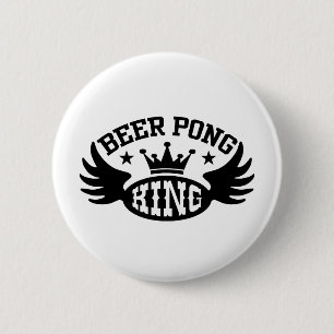Beer Pong King Button