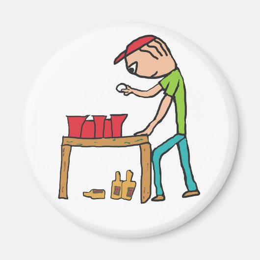 Beer Pong Magnet (Vorne)