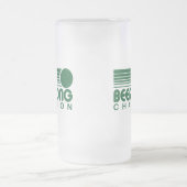 Beer Pong Mattglas Bierglas (Mittel)
