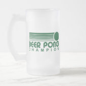 Beer Pong Mattglas Bierglas (Links)