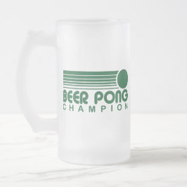 Beer Pong Mattglas Bierglas