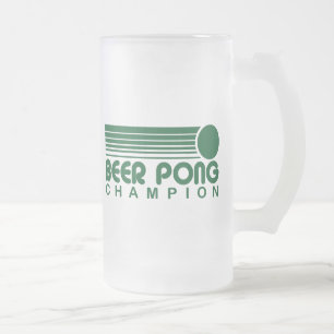 Beer Pong Mattglas Bierglas