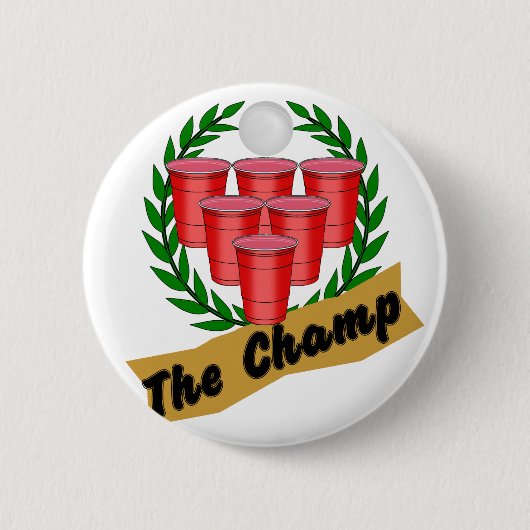 Beer-Pong-Meister Button (Vorderseite)