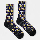 Beer Pong Pattern Socken (Rechts)