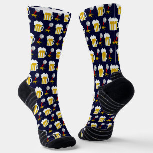 Beer Pong Pattern Socken