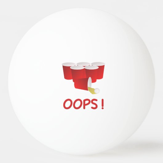 Beer Pong Ping Pong Ball Tischtennisball (Vorderseite)