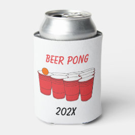 Beer Pong Red Solo Cup Olympia können kühler Dosenkühler