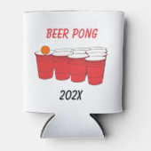 Beer Pong Red Solo Cup Olympia können kühler Dosenkühler (Vorderseite)