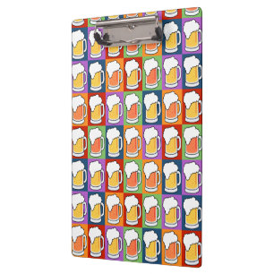 BEER Pop Art Custom Zwischenablage Klemmbrett