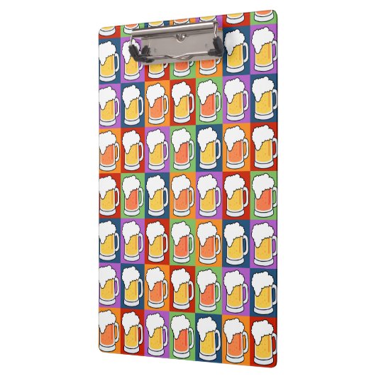 BEER Pop Art Custom Zwischenablage Klemmbrett (Links)
