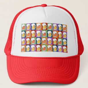 BEER Pop Art Hats Truckerkappe