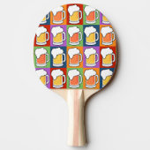 BEER Pop Art Tischtennisplatte Tischtennis Schläger (Rückseite)
