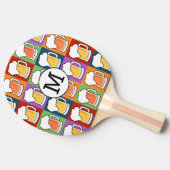 BEER Pop Art Tischtennisplatte Tischtennis Schläger (Seitenansicht)