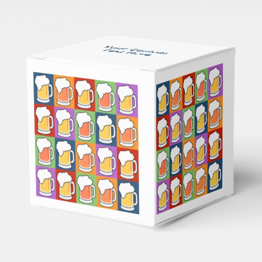 BEER Pop Art Zollfavorisierbox Geschenkschachtel (Vorderseite)