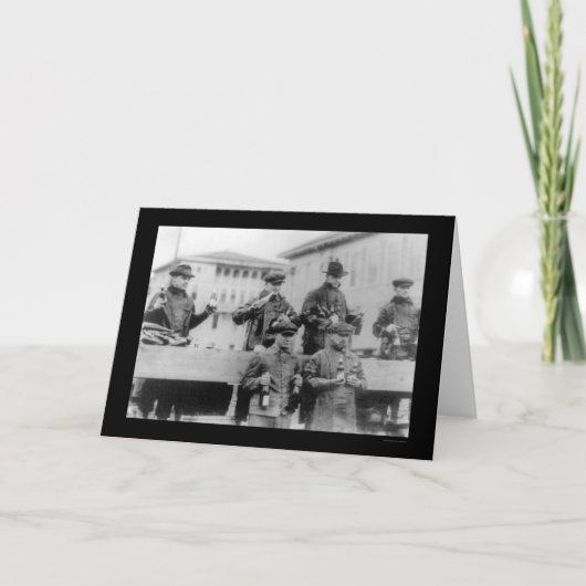 Beer Prohibition in Zion City, IL 1920 Karte (Vorderseite)