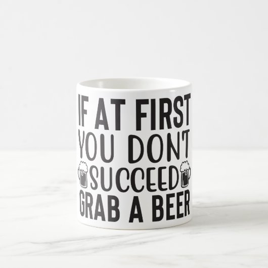 Beer Quotes Verwandlungstasse (Mittel)