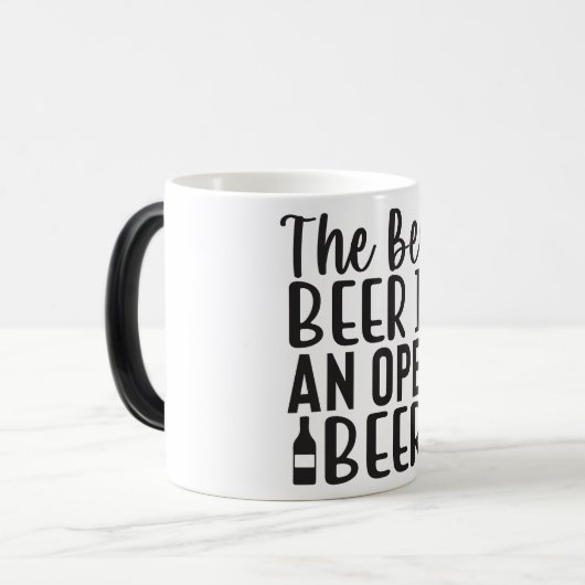 Beer Quotes Verwandlungstasse (Vorderseite Links)