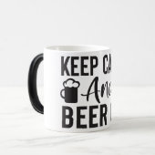 Beer Quotes Verwandlungstasse (Vorderseite Links)