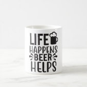 Beer Quotes Verwandlungstasse (Mittel)