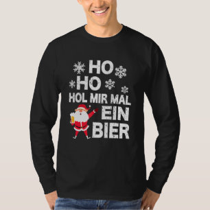 Beer Santa Claus Adventskalender Bier Tasse T-Shirt