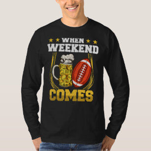 Beer Saufen Beer Brewers wenn Weekend kommt Octobe T-Shirt