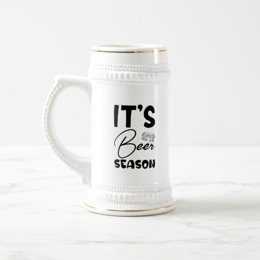 Beer Season Vibes Bierglas (Links)