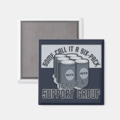 Beer Six Pack Custom-Magnet Magnet (Vorderseite/Rückseite)