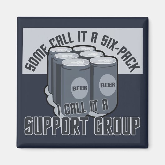 Beer Six Pack Custom-Magnet Magnet (Vorne)