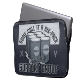 Beer Six Pack individuelle Notebookschlämme Laptopschutzhülle (Vorderseite Links)