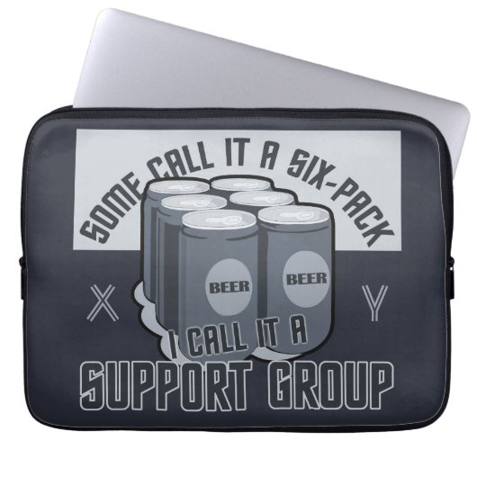 Beer Six Pack individuelle Notebookschlämme Laptopschutzhülle (Vorderseite)