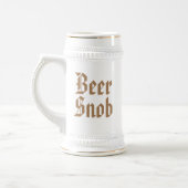 Beer Snob Beer Stein Bierglas (Links)