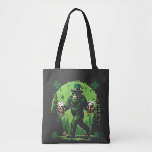 Beer St. Patrick's Day Big Food Sasquashe Funny Tasche
