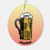 Beer Stein Design Keramik Ornament (Links)