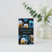 Beer Stein Motif Visitenkarte (Stehend Vorderseite)