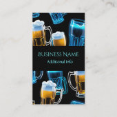 Beer Stein Motif Visitenkarte (Vorderseite)