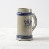 Beer Stein Mug-Masonic Freemason Freemasonry Mason Bierglas (VorderseiteRechts)