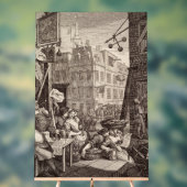 Beer Street by William Hogarth Acrylschild (Neutral)
