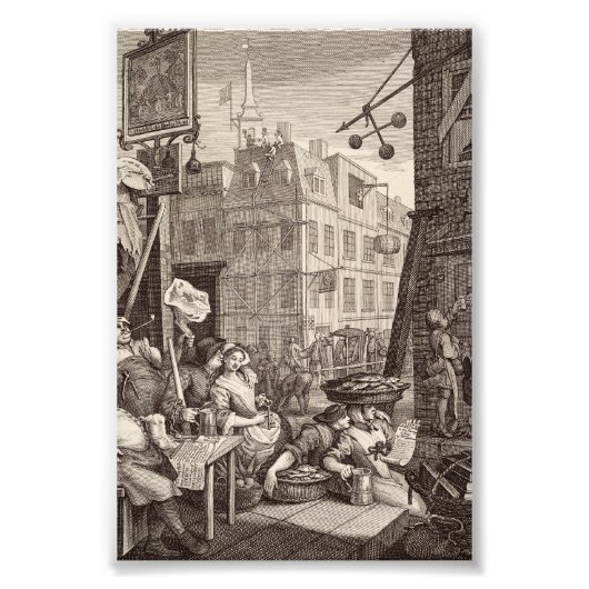 Beer Street by William Hogarth Fotodruck (Vorne)