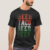 Beer Taco Beer Cinco De Mayo T-Shirt (Vorderseite)