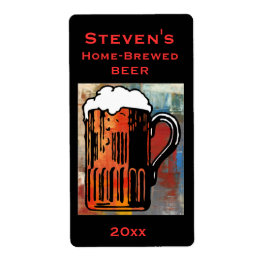 Beer-Tasse-Zuhause-Brew-Etikett