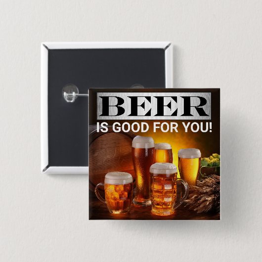 Beer™-Taste Button (Vorne & Hinten)